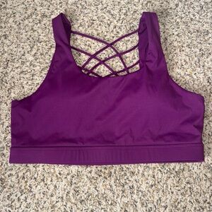 Vie Active Purple Padded Sports Bra XL Excellent Condition‎